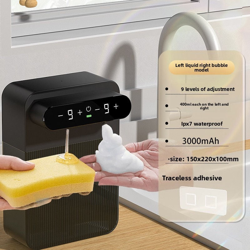 Automatic Foam Soap Dispenser – Touchless, 800ml, USB-C Rechargeable